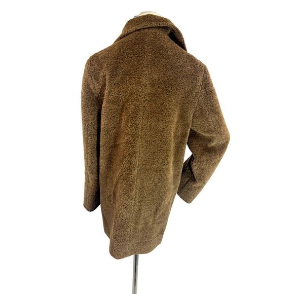 Cinzia Rocca Womens Size 6 Brown Alpaca-Wool Blend Coat Jacket Made in Italy - Picture 4 of 16